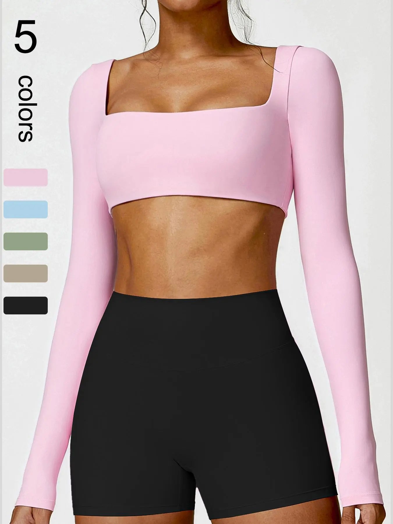 Sexy Yoga Shirts Long Sleeved Women'S Outdoor Running Fitness Wear T-Shirt Long Sleeved Yoga Shirt Gym Push up Workout Single Piece Top