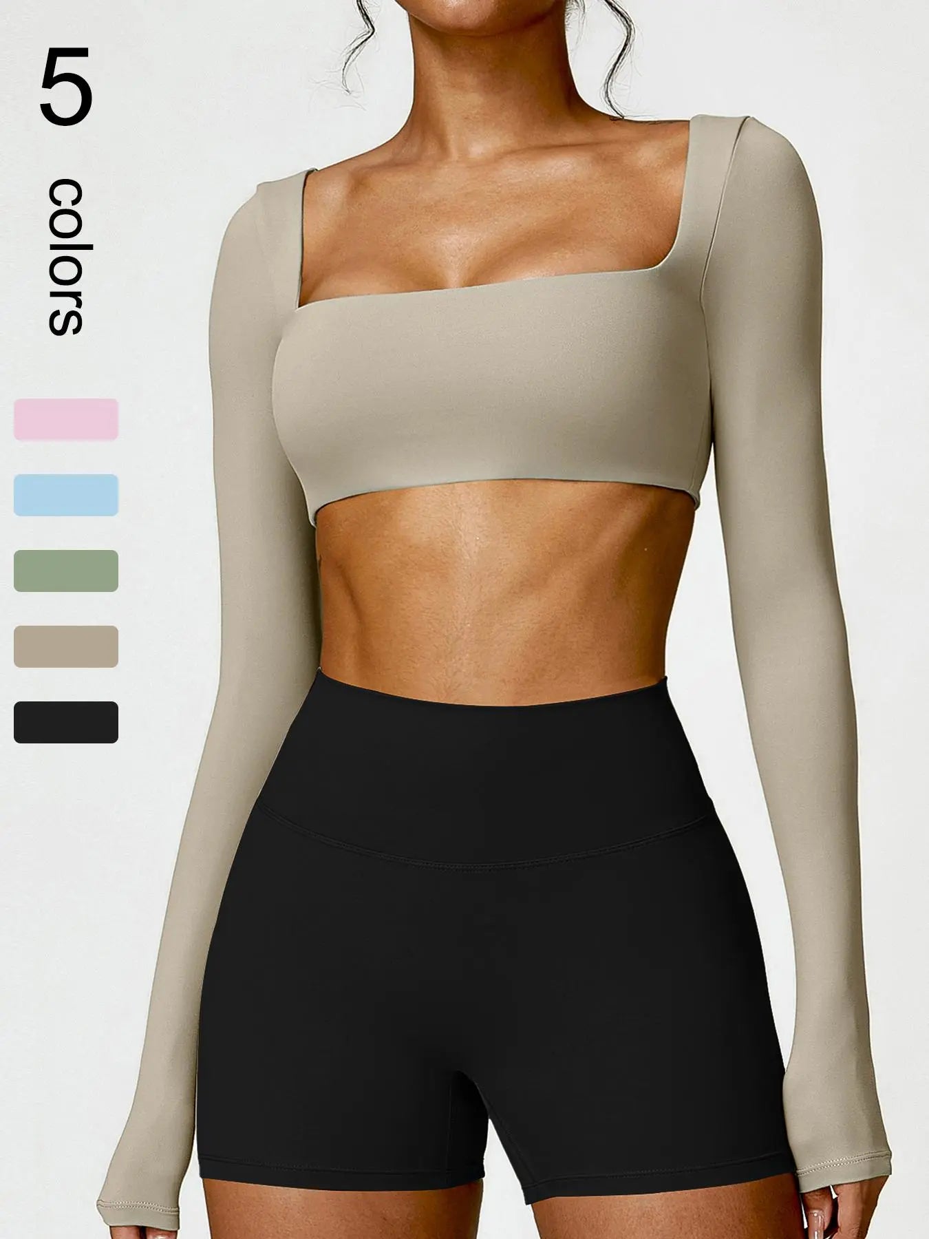 Sexy Yoga Shirts Long Sleeved Women'S Outdoor Running Fitness Wear T-Shirt Long Sleeved Yoga Shirt Gym Push up Workout Single Piece Top