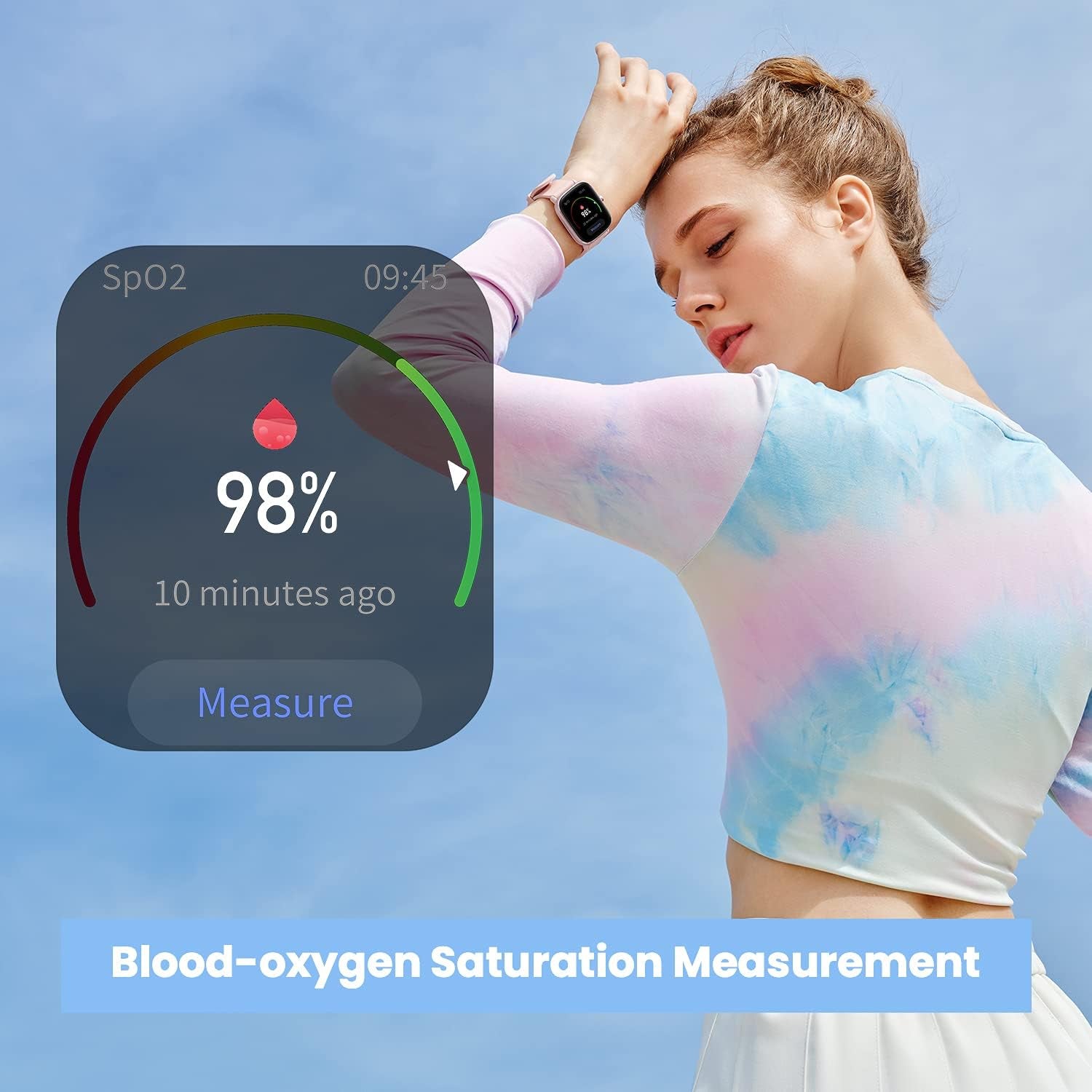 GTS 2 Mini Smart Watch for Women, Alexa Built-In, GPS,14 Days Battery Life, Fitness Tracker with 70+ Sports Modes, Blood Oxygen Heart Rate Monitor, 1.55" AMOLED Screen, 5 ATM Waterproof-Pink